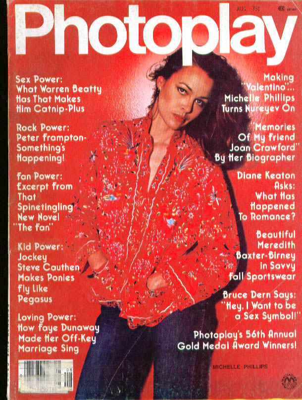 PHOTOPLAY magazine side cover Issue 795 August 1977