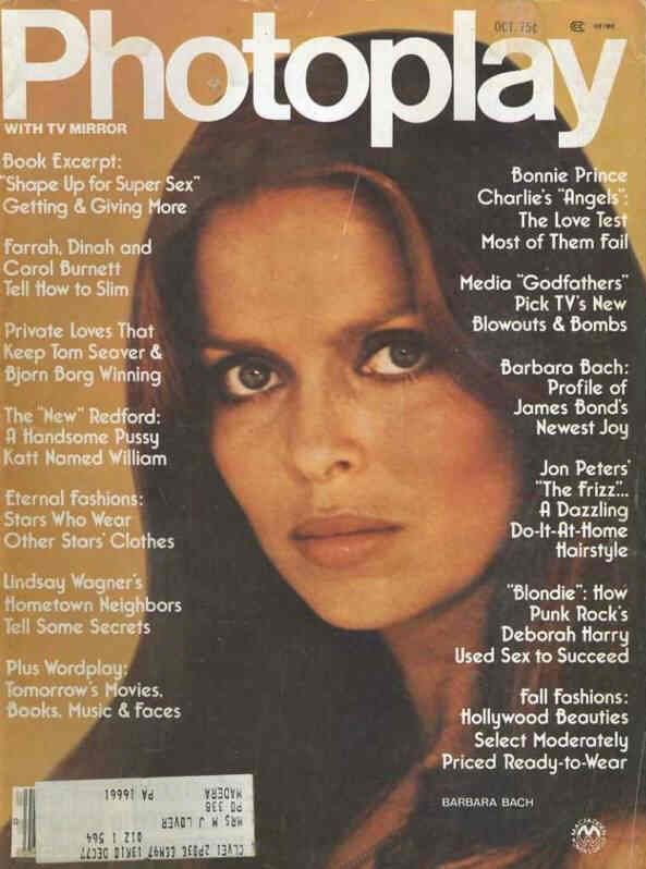 PHOTOPLAY magazine side cover Issue 797 October 1977