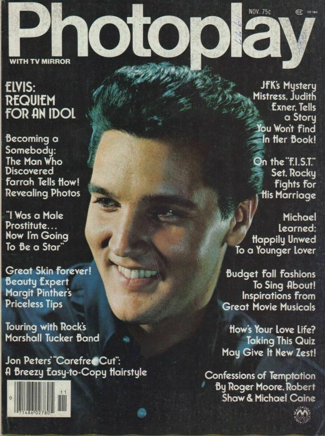 PHOTOPLAY magazine side cover Issue 798 November 1977