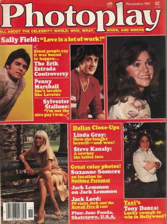 PHOTOPLAY magazine side cover Issue 822 November 1979