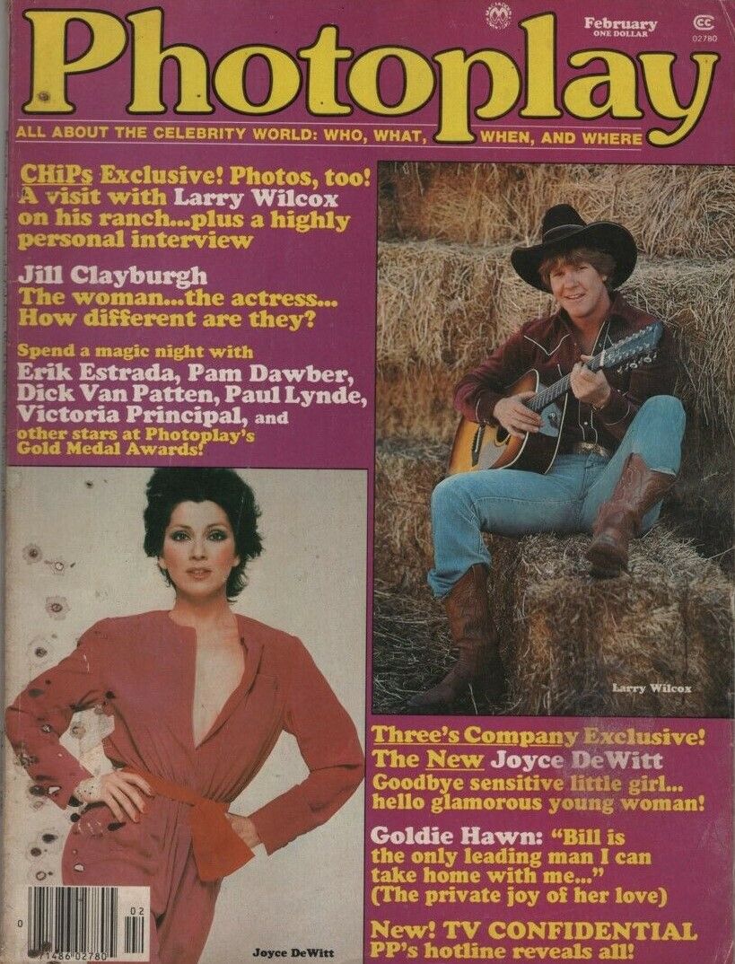 PHOTOPLAY magazine side cover Issue 825 February 1980