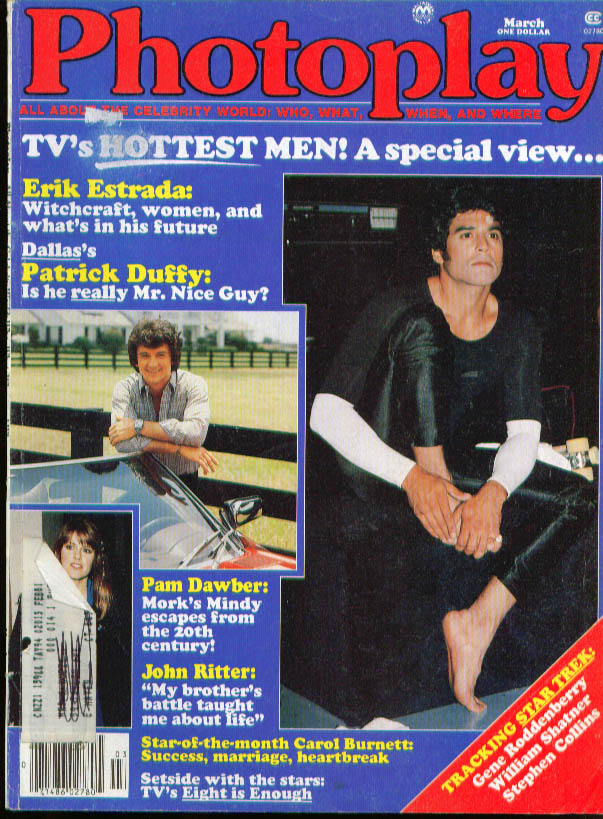 PHOTOPLAY magazine side cover Issue 826 March 1980
