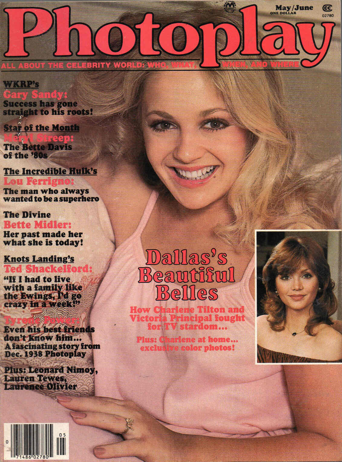 PHOTOPLAY magazine side cover Issue 828 May/June 1980