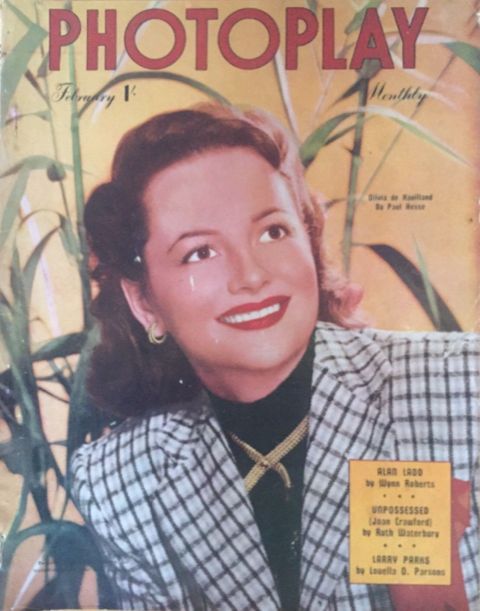 PHOTOPLAY (Au) magazine side cover  February 1948