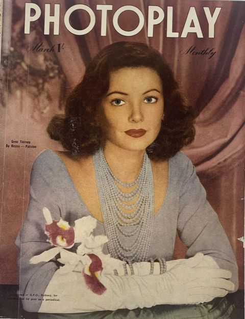 PHOTOPLAY (Au) magazine side cover  Vol 4 No  6  March 1948