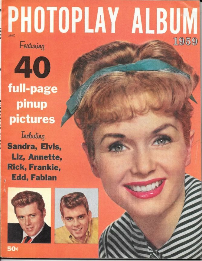 PHOTOPLAY ALBUM magazine side cover  1959