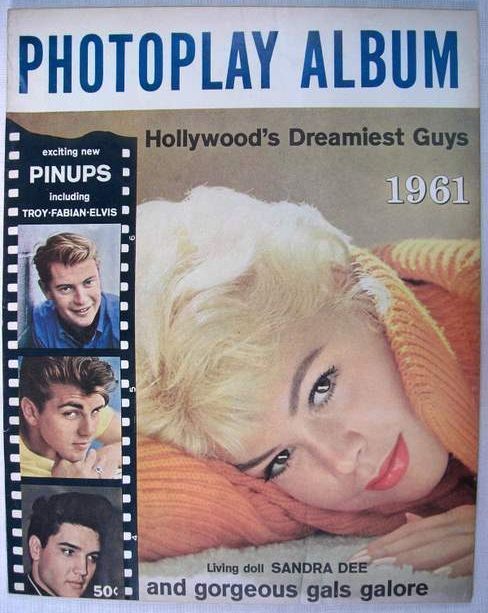 PHOTOPLAY ALBUM magazine side cover  1961