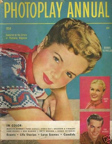PHOTOPLAY magazine side cover Annual 1954