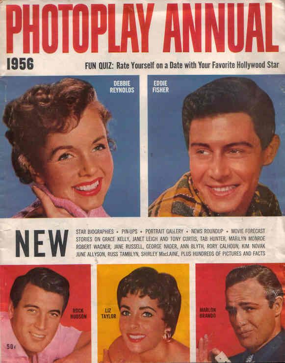 PHOTOPLAY magazine side cover Annual 1956
