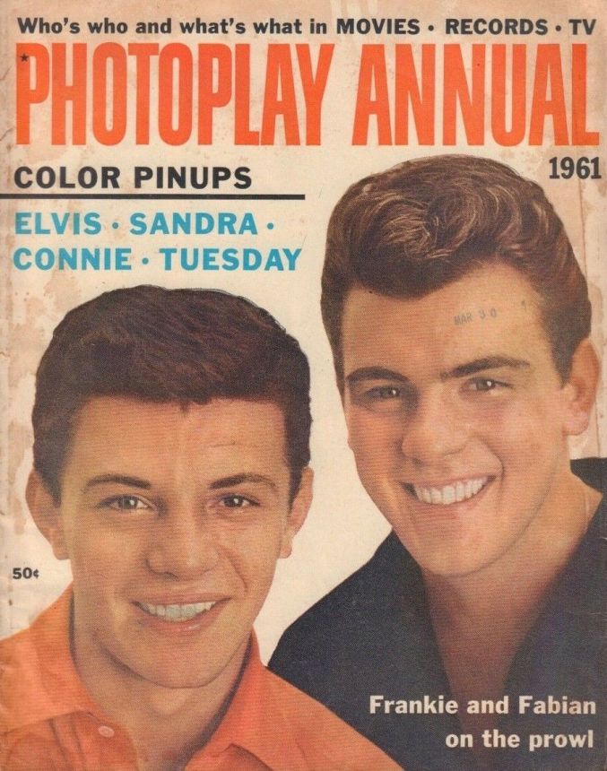 PHOTOPLAY magazine side cover Annual 1961