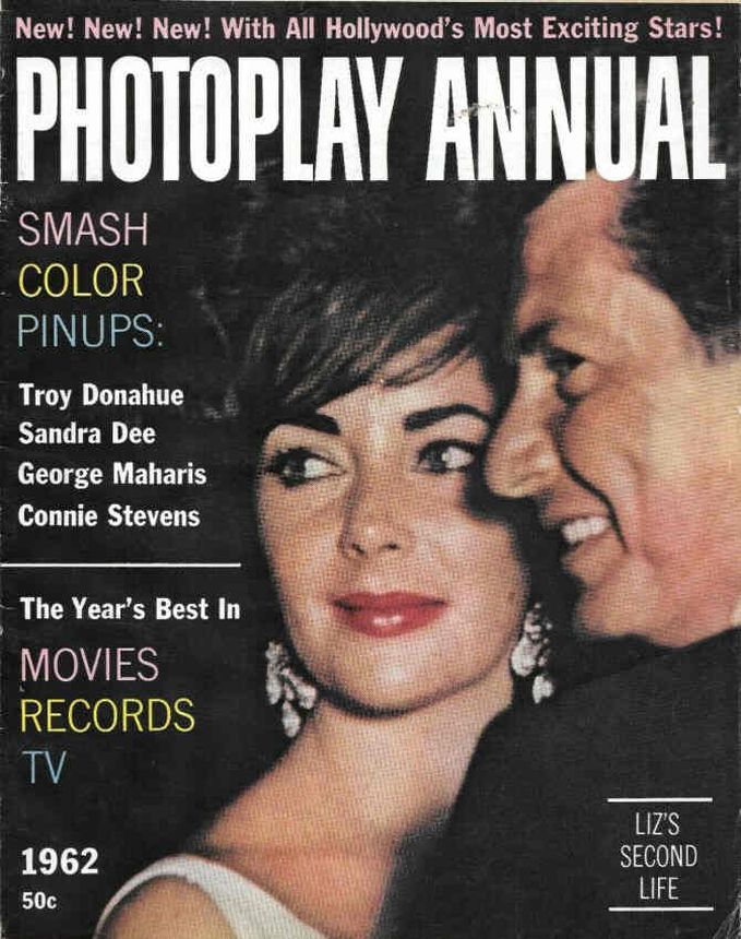 PHOTOPLAY magazine side cover Annual 1962