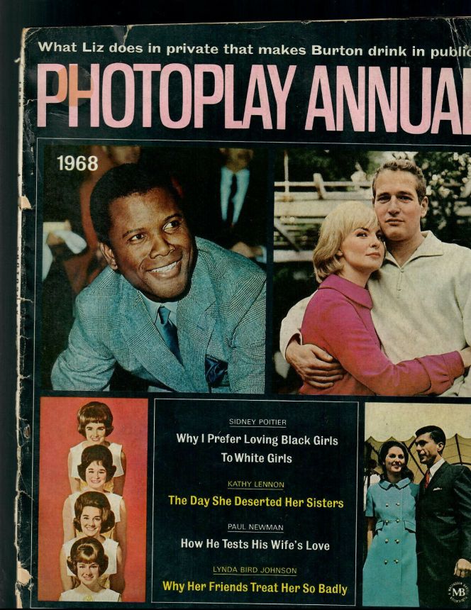 PHOTOPLAY magazine side cover Annual 1968