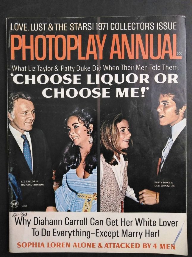 PHOTOPLAY magazine side cover Annual 1971