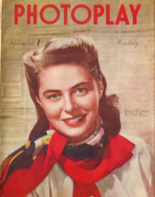 PHOTOPLAY (Au) magazine side cover September 1946