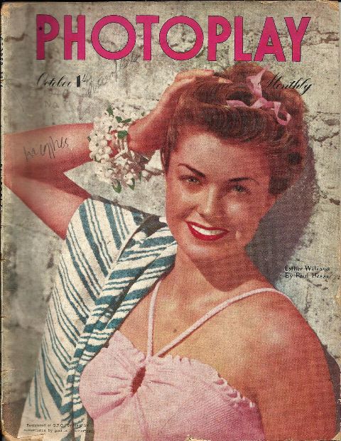 PHOTOPLAY (Au) magazine side cover October 1946