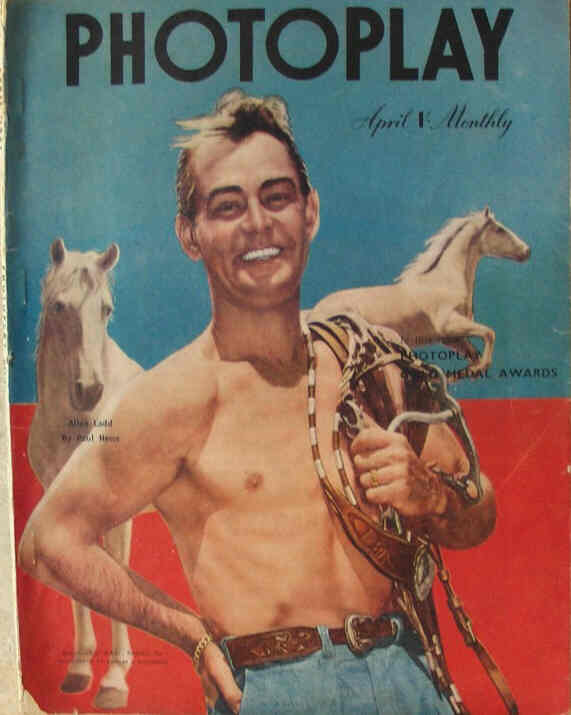 PHOTOPLAY (Au) magazine side cover April 1949