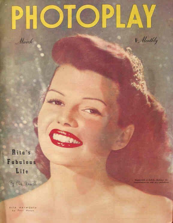 PHOTOPLAY (Au) magazine side cover March 1950