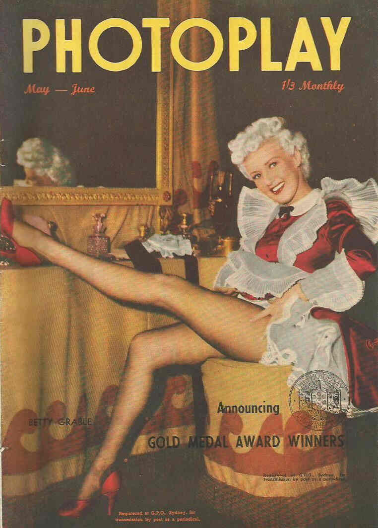 PHOTOPLAY (Au) magazine side cover May/June 1951