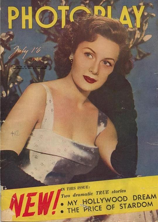 PHOTOPLAY (Au) magazine side cover July 1952