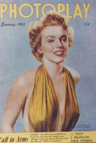 PHOTOPLAY (Au) magazine side cover January 1953