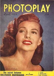 PHOTOPLAY (Au) magazine side cover April 1953