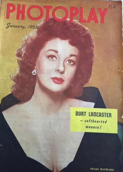 PHOTOPLAY (Au) magazine side cover January 1955
