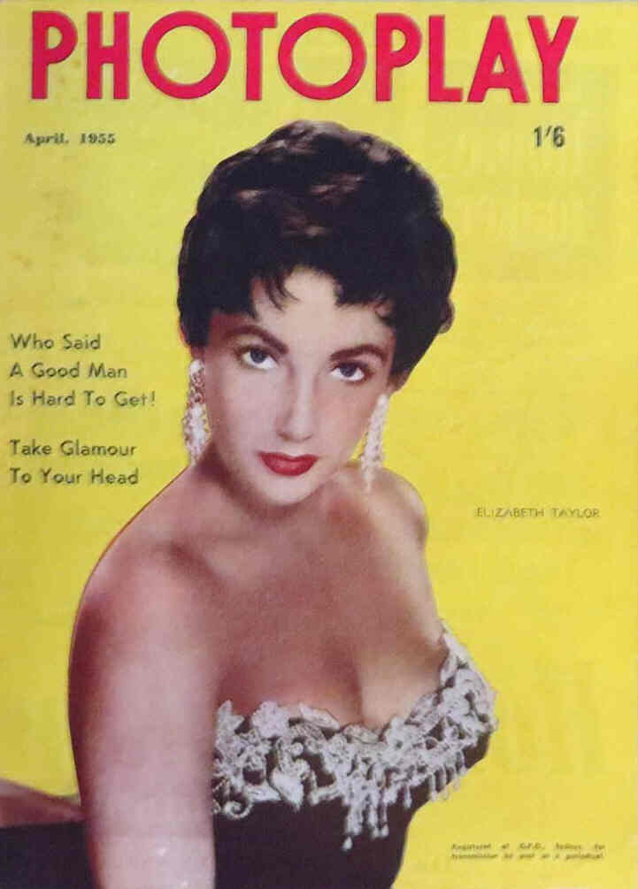 PHOTOPLAY (Au) magazine side cover April 1955