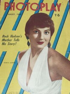 PHOTOPLAY (Au) magazine side cover August 1955