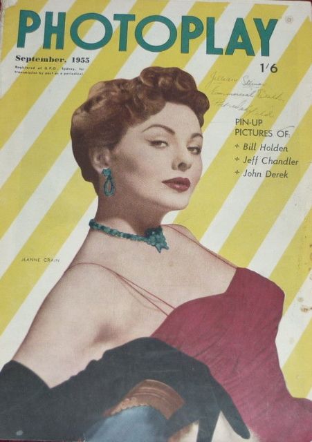 PHOTOPLAY (Au) magazine side cover September 1955