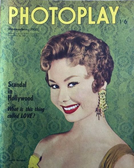 PHOTOPLAY (Au) magazine side cover December 1955
