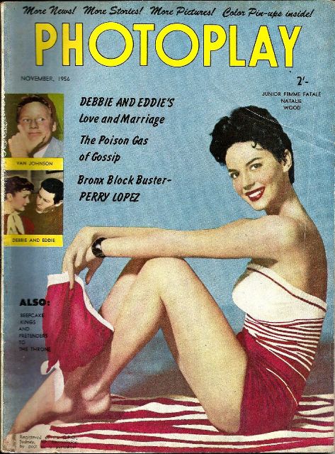 PHOTOPLAY (Au) magazine side cover November 1956