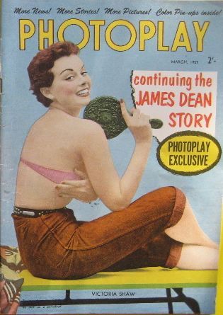 PHOTOPLAY (Au) magazine side cover March 1957