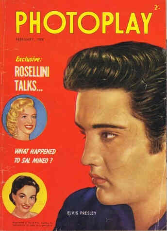 PHOTOPLAY (Au) magazine side cover February 1958