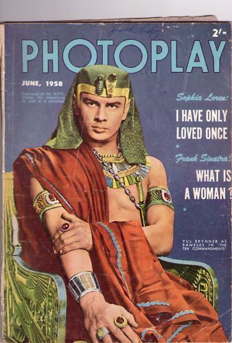 PHOTOPLAY (Au) magazine side cover June 1958