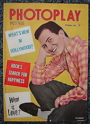 PHOTOPLAY (Au) magazine side cover October 1958