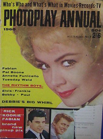 PHOTOPLAY (Au) magazine side cover  Annual  1960