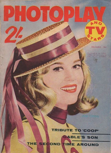 PHOTOPLAY (Au) magazine side cover December 1961
