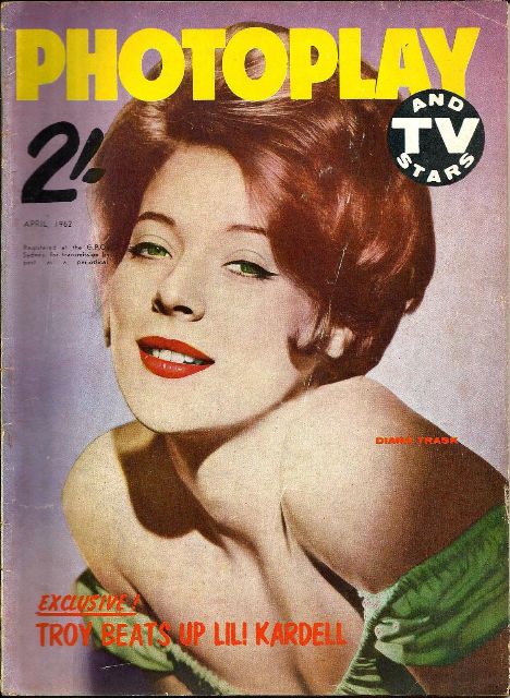 PHOTOPLAY (Au) magazine side cover April 1962