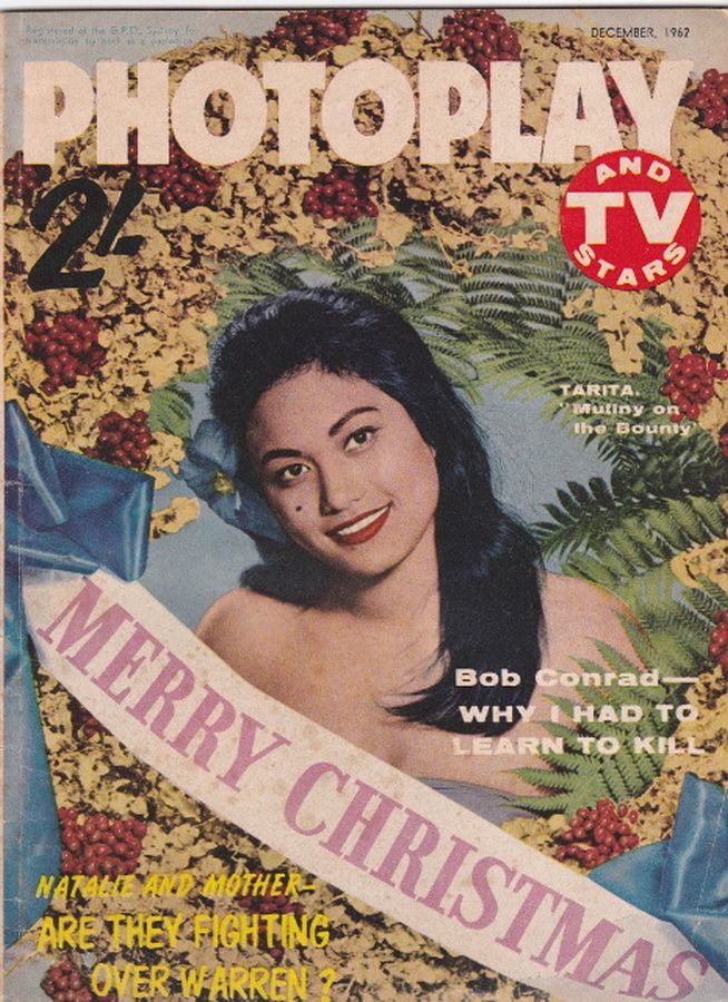 PHOTOPLAY (Au) magazine side cover December 1962