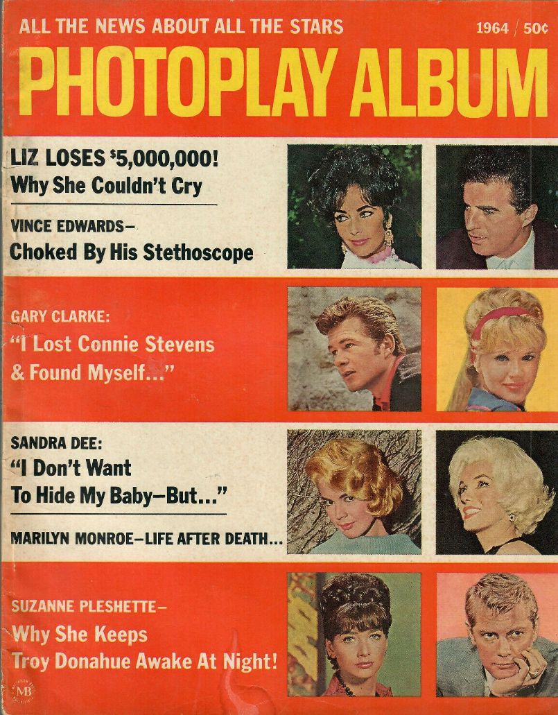 PHOTOPLAY ALBUM magazine side cover   1964