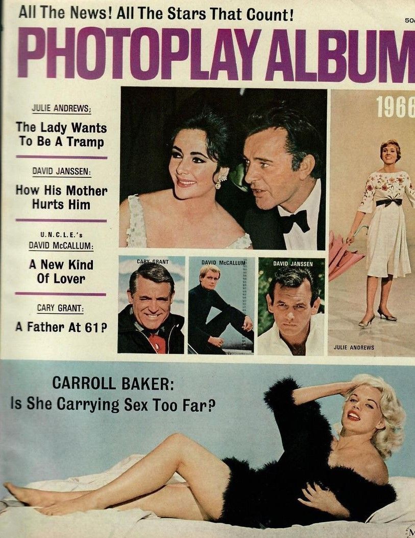 PHOTOPLAY ALBUM magazine side cover   1966