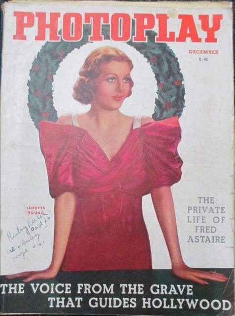 PHOTOPLAY (Au) magazine side cover  December 1935