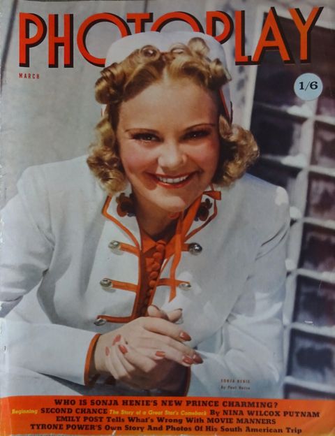 PHOTOPLAY (Au) magazine side cover  March 1939