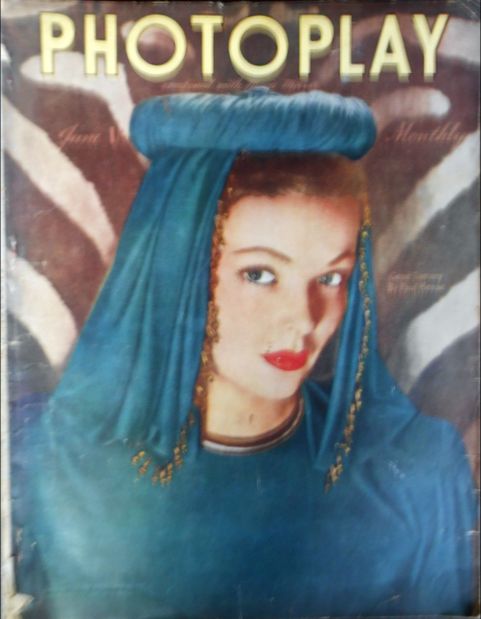 PHOTOPLAY (Au) magazine side cover  June 1946
