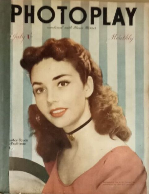 PHOTOPLAY (Au) magazine side cover  July 1946