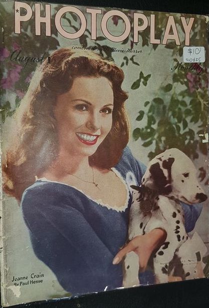 PHOTOPLAY (Au) magazine side cover  August 1946