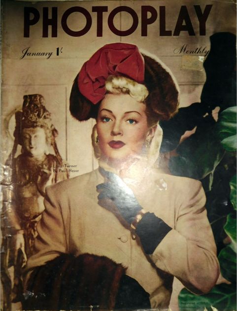 PHOTOPLAY (Au) magazine side cover January 1947