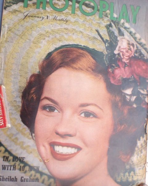 PHOTOPLAY (Au) magazine side cover  January 1950