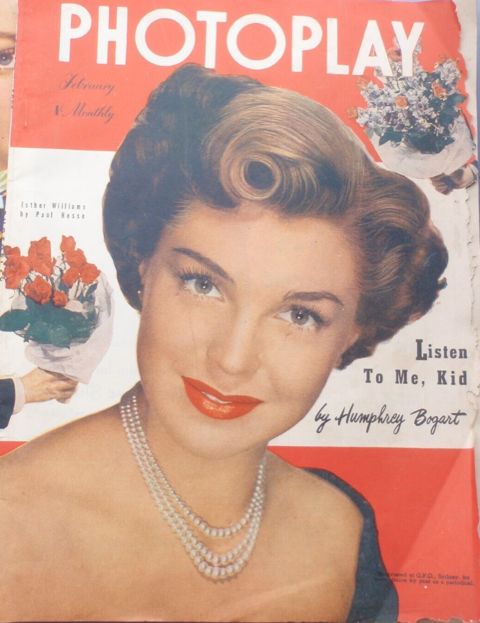 PHOTOPLAY (Au) magazine side cover  February 1950