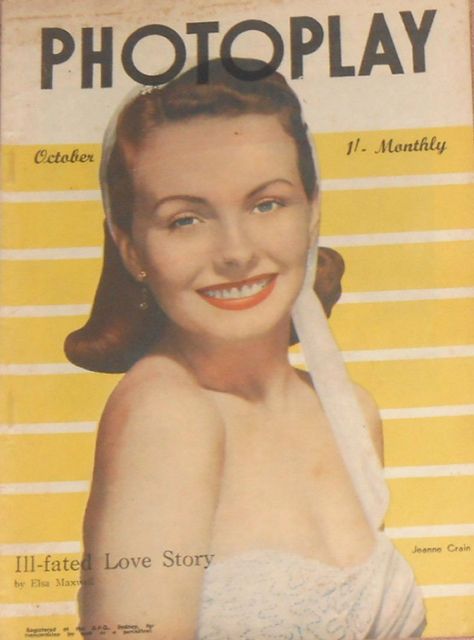 PHOTOPLAY (Au) magazine side cover  October 1950